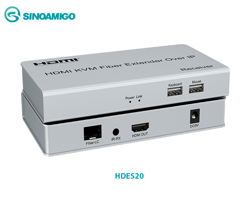 Bộ kéo dài HDMI qua cáp quang Sinoamigo HDES20